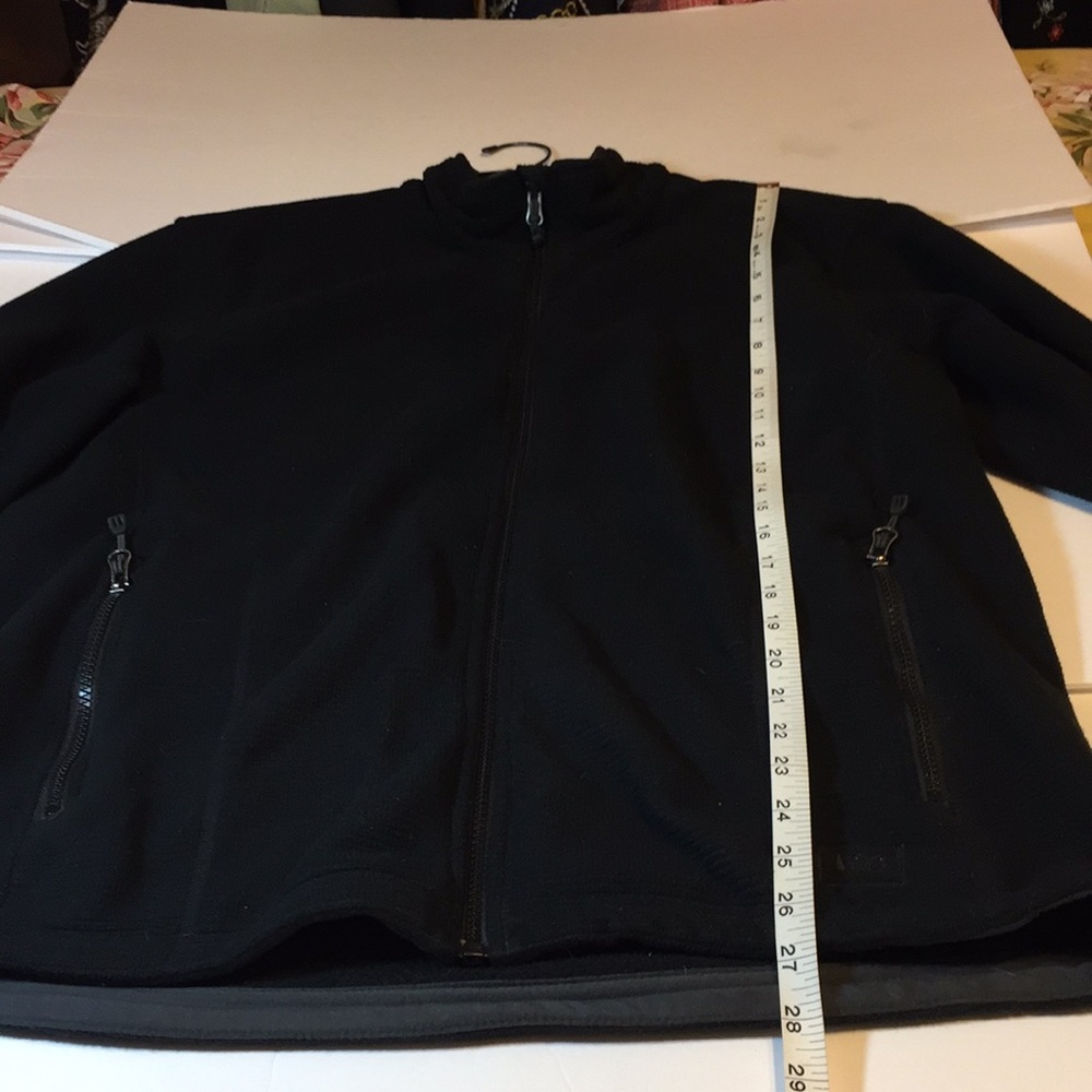 REI Black Full Zip Zip In Polartec Thermal Pro Jacket Size Medium - Picture 11 of 16